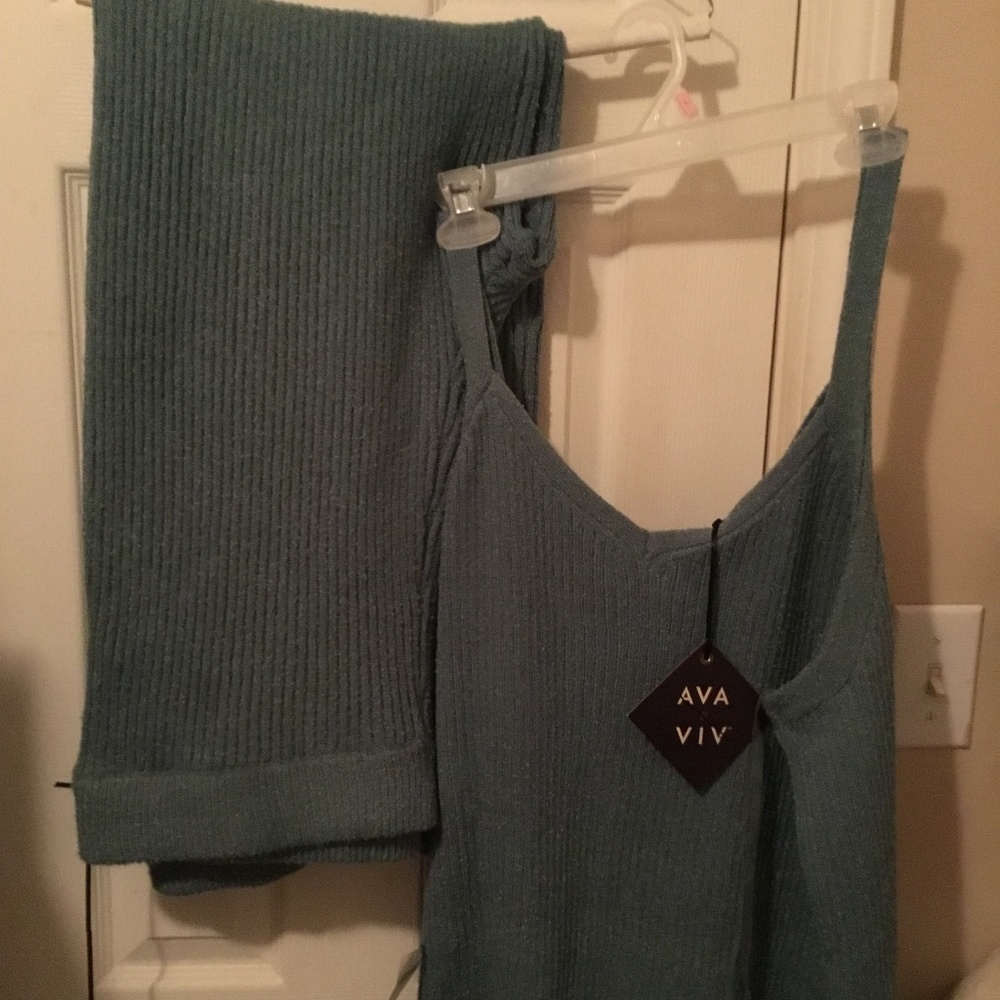 AvA &VIV set plus size top 3X pants 2X